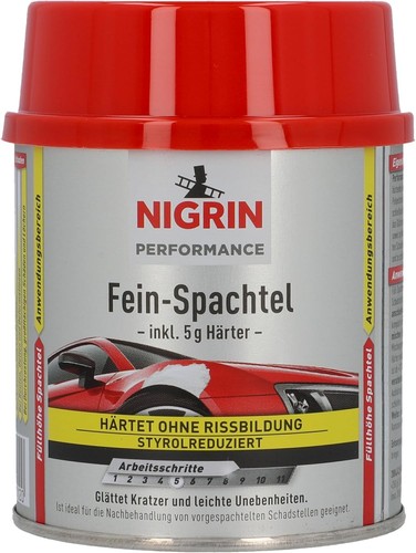 Nigrin fein spachtel - 2k, fein-spachtel