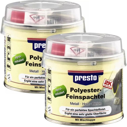 Presto feinspachtel 250g - 2k, 2x